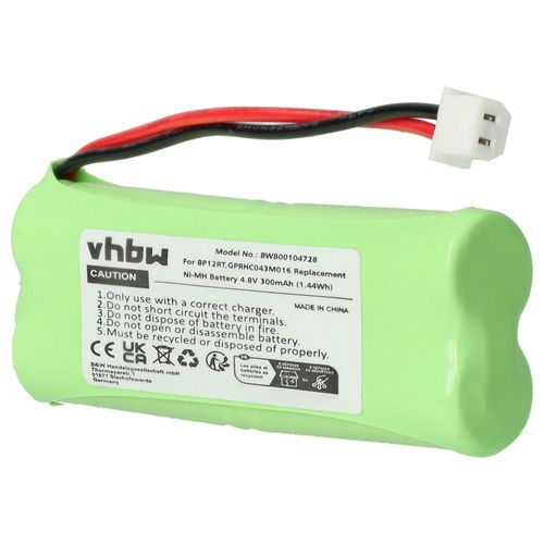 Vhbw Batterie Compatible Avec Dogtra 280ncp Transmitter, 282ncp Transmitter, 300m Transmitter Collier De Dressage (300mah, 4,8v, Nimh)
