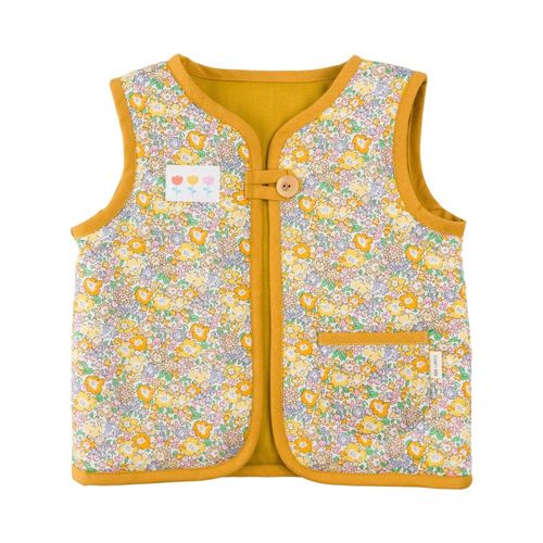 Kit Gilet Berger Enfant Apolline ¿ Com¿1 Idée | Tissu Liberty | Diy Couture | Made In France | 12 Mois À 6 Ans Vendu Au Mètre