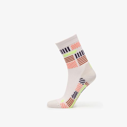The Run Limited Edition Compression Mid Cut Socks Cream/ Neon Yellow Xl