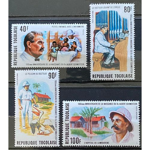 Lot De 4 Timbres Neufs** Togo 1975 Y&T N° 849 + Pa 256 À 258