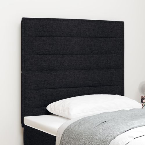 Vidaxl Tête De Lit Noir Tissu 80 Cm Tête De Lit Rectangulaire