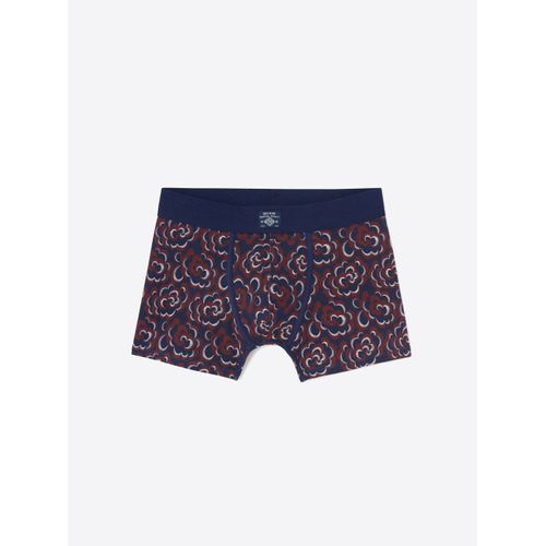 Boxer Fantaisie En Coton Biologique - Dark Navy - L
