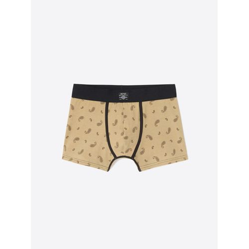 Boxer Fantaisie En Coton Biologique - Beige 2 - M