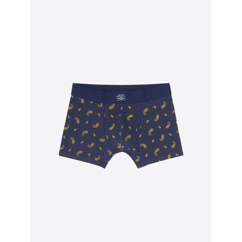 Boxer Fantaisie En Coton Biologique - Dark Navy - S
