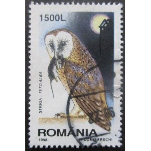Roumanie N°4458 Chouette Oblitéré