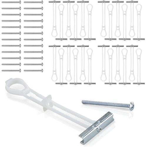 Chevilles De Fixation Murale Pour Cloisons Sèches Et Clous Métalliques Pour Supports Tv, Rack De Serveur, Éviers, Armoires Et Étagères