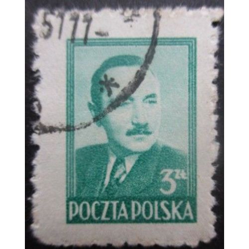 Pologne N°530 Président Bierut Oblitéré