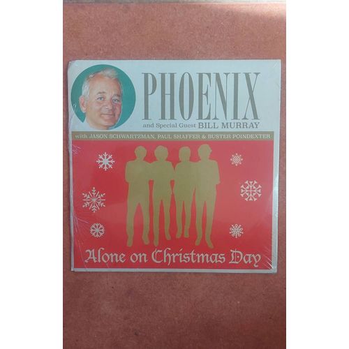 45 Tours Phoenix Alone On Christmas Day Special Guest Bill Murray 2015 Loyauté Glassnote Gls-0188-07 With Jason Schwartzman Paul Shaffer & Buster Poindexter