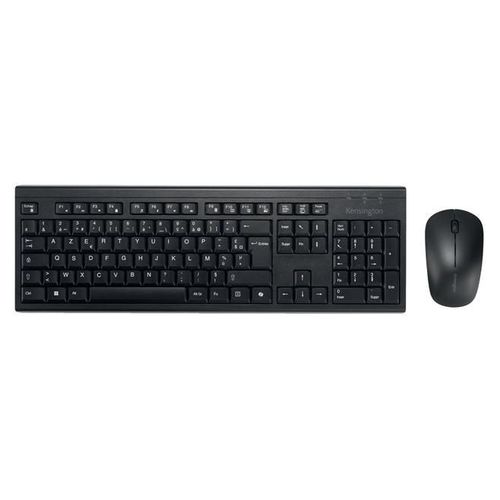 Kensington KM270 EQ - Ensemble clavier et souris - rechargeable - full size - sans fil - 2.4 GHz, Bluetooth - AZERTY - Français