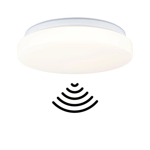 Ap Luiana Hf-Sen Ip44 Led 16,5w Whitesel 280mm Blanc 230v Plastique