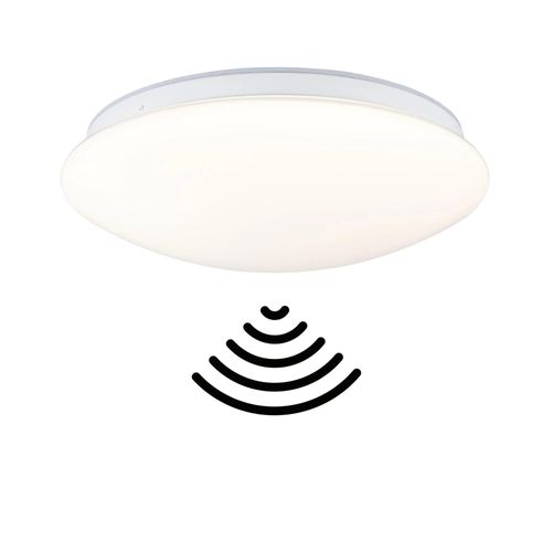 Ap Leonis Ii Hf-Sen Ip44 Led 16,5w Whitesel 280mm Blanc 230v Plastique