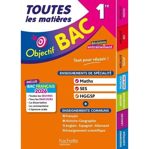 Toutes Les Matières 1re Spécialités Sciences Éco