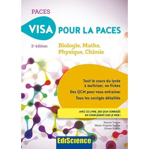 Visa Pour La Paces - Biologie, Maths, Physique, Chimie
