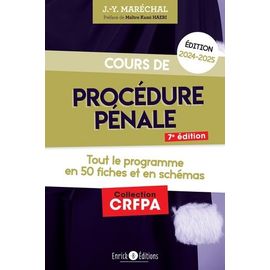 Cours De Procédure Pénale - Tout Le Programme En 50 Fiches Et En Schémas