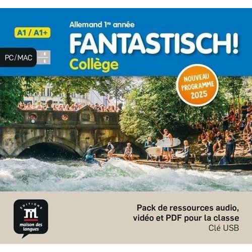 Allemand 1re Année 6e Fantastisch! (1 Clé Usb)
