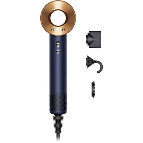 Sèche Cheveux Dyson Supersonic Cheveux Raides À Ondulés Bleu De Prusse Cuivré