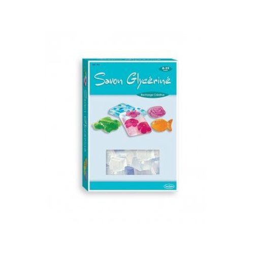 Recharge Base Savon Gyclerine 450 Gr, Transparent Et Naturel - Fabrication Savons - Kit Diy Cosmetique - Set Creatif Et Carte