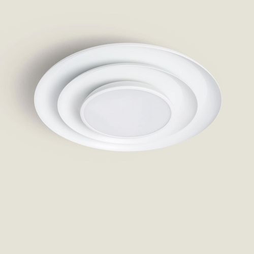 Plafonnier Led 20w Rond Métal Ø300 Mm Cct Sélectionnable Telmor Blanc