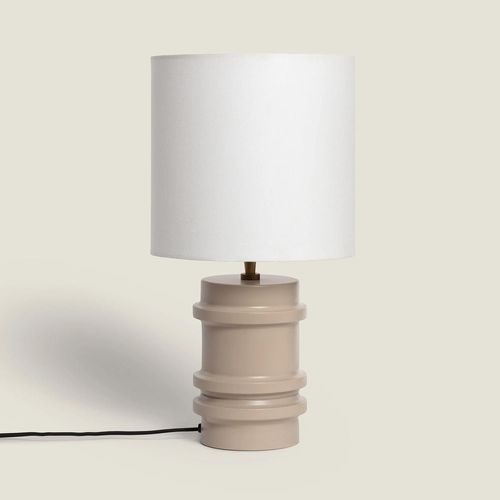 Lampe À Poser Métal Bobey Beige
