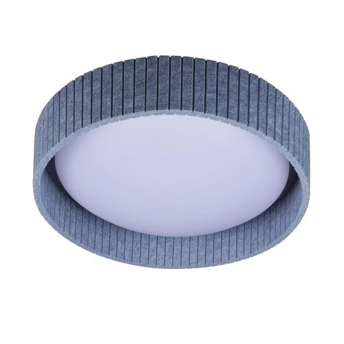 Plafonnier Led 24w Rond Feutre Ø500 Mm Cct Sélectionnable Kaptyn Gris