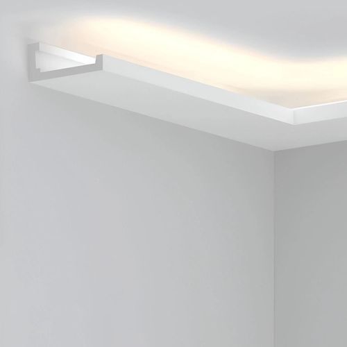 Moulure Pour Ruban Led 2m Big Elah Blanc