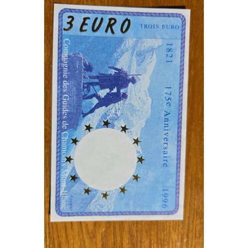 Billet Trois Euros Chamonix