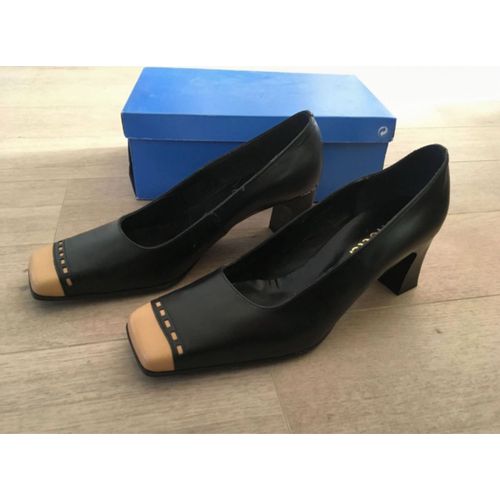 Escarpins Noirs Et Marrons Perfecta - 40