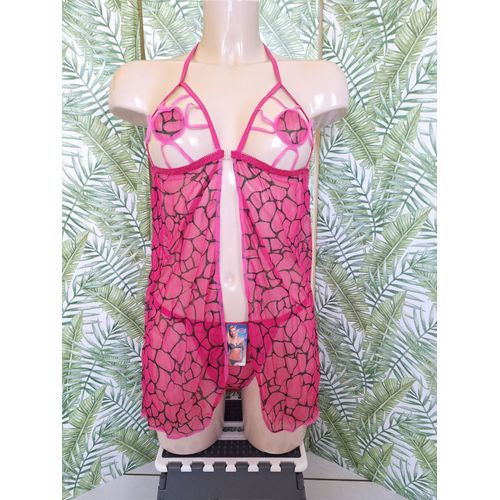 Nuisette Sexy &#43 String Taille Unique (36/40) Fushia