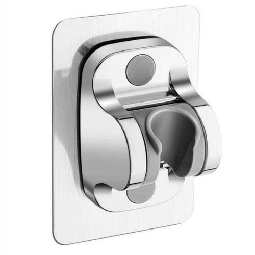 Pommeau de douche pressurisé pour Massage Spa,3 Modes,filtre haute pression,douche à pluie,buse de pulvérisation d'arrêt à une touche,accessoires de salle de bains - Type Silver Holder