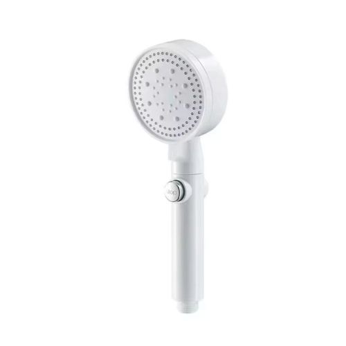 Pommeau de douche haute pression,5 modes,réglable,grand rendement d'eau,buse de douche,douche de Massage,accessoires de salle de bains - Type White