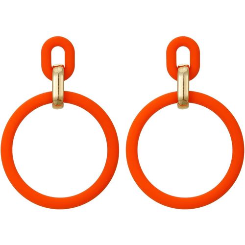 Boucles D'oreilles Rondes Acrylique Pendantes, Boucles D'oreilles Bohème Rétro Goutte Acrylique Hypoallergéniques Fête D'anniversaire Bijoux Cadeau Pour Femmes[H537]
