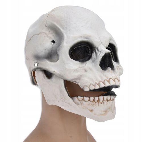 Masque Visage Crâne Bouche Mobile Fantôme Démon Halloween