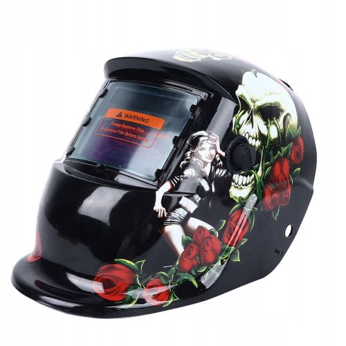 CASQUE DE SOUDAGE MASQUE DE SOUDAGE POUR SOUDAGE AUTO-OBSCURCISSANT RÉGLABLE NOIR