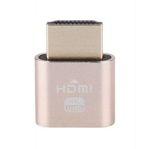 Adaptateur d'émulateur de moniteur factice HDMI/VGA 4K