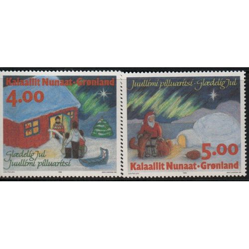 Groenland Timbres Noël 1994