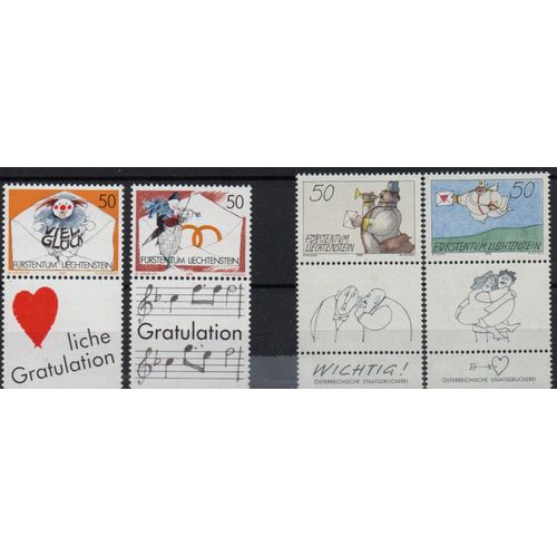 Liechtenstein Timbres Divers 1992