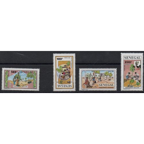 Sénégal Timbres Arbres 1992