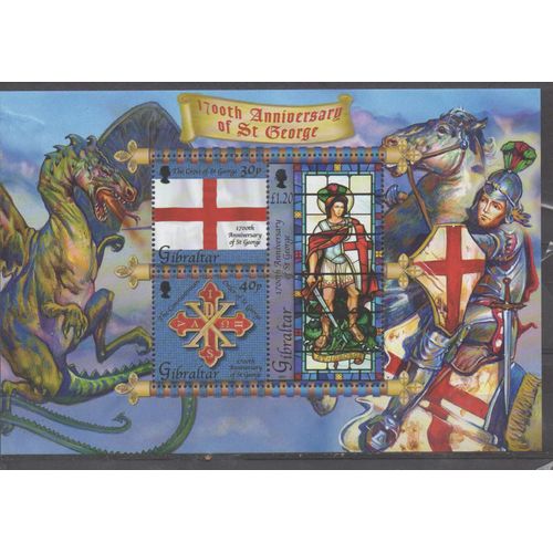 Gibraltar Timbre Saint George 2003