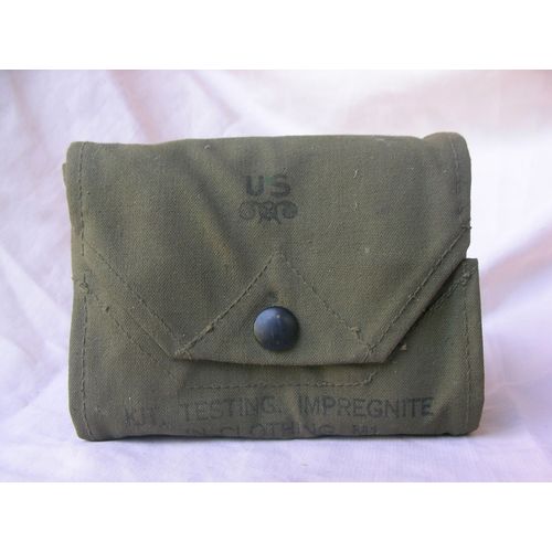 Ww2 Us Kit Testing Impregnite In Clothing M1 Américain Militaire Non Complet Référencé G.I. 39-45