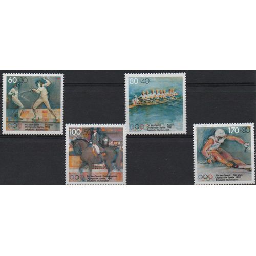 Allemagne De L' Est Timbres Jeux Olympiques De Barcelone 1992