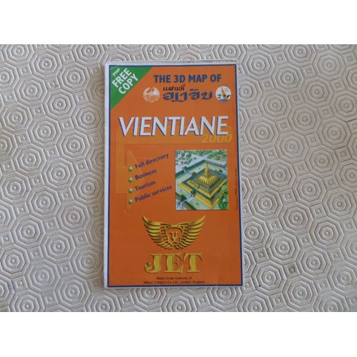 The 3d Map Of Vientiane