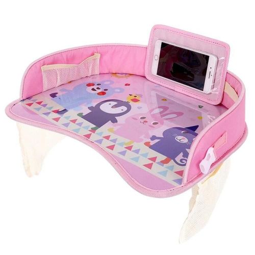 Imperméable À L'eau Voiture Enfants Siège De Sécurité Plateau Bébé Poussette Enfants Jouet Rangement Holder_Pink