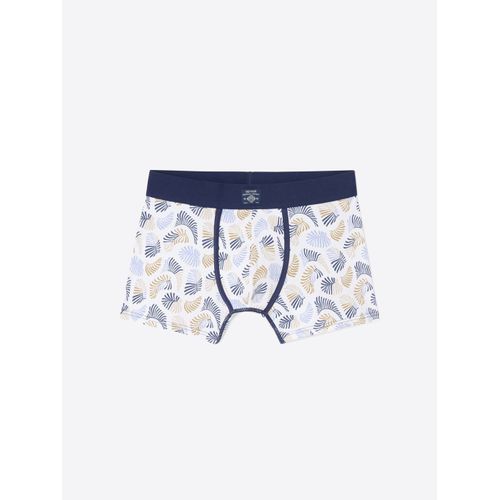 Boxer Fantaisie En Coton Biologique - Blanc - L