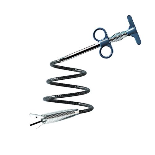 Déboucheur d'égout domestique avec quatre griffes Clip de nettoyage durable et fort pour le ramassage des déchets bleu,1,6 m