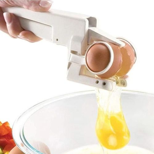 Oeuf Cracker Portable York Et Blanc Séparateur Aide Oeuf Ouvre-Oeuf Cuisine Gadget Outil Nouveau