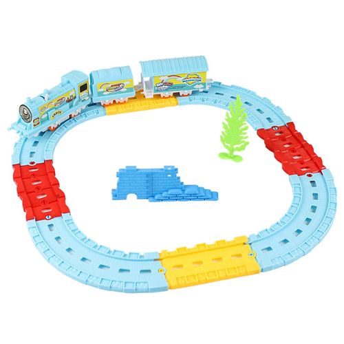 1 Ensemble Haut Simulé Voiture Jouet Drôle Bricolage Pistes Train Modèle Jouet Pour Enfants