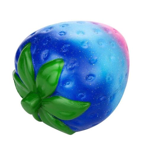 Ciel Étoilé Fraise Lente Montée Stress Relief Squishy Squeeze Jouet Cadeau De Noël