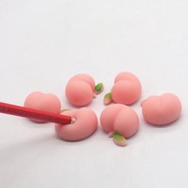 5pcs Pêche Jouet Doux Élastique Stress-Soulageant Mini Pêche Squeeze Jouet Pour Home_B