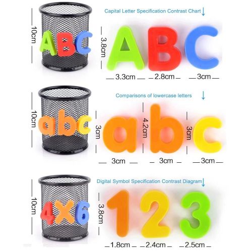 Multicolore Magnétique Chiffres Alphabet Réfrigérateur Aimant Apprentissage Éducation Enfants Toy_Capitalized Lettre#