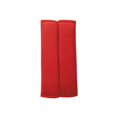 2pcs Seat Belt Cushions Comfortable Hypoallergenic Cotton Seat Belt Shoulder Strap Covers For Seat Belt_Red
